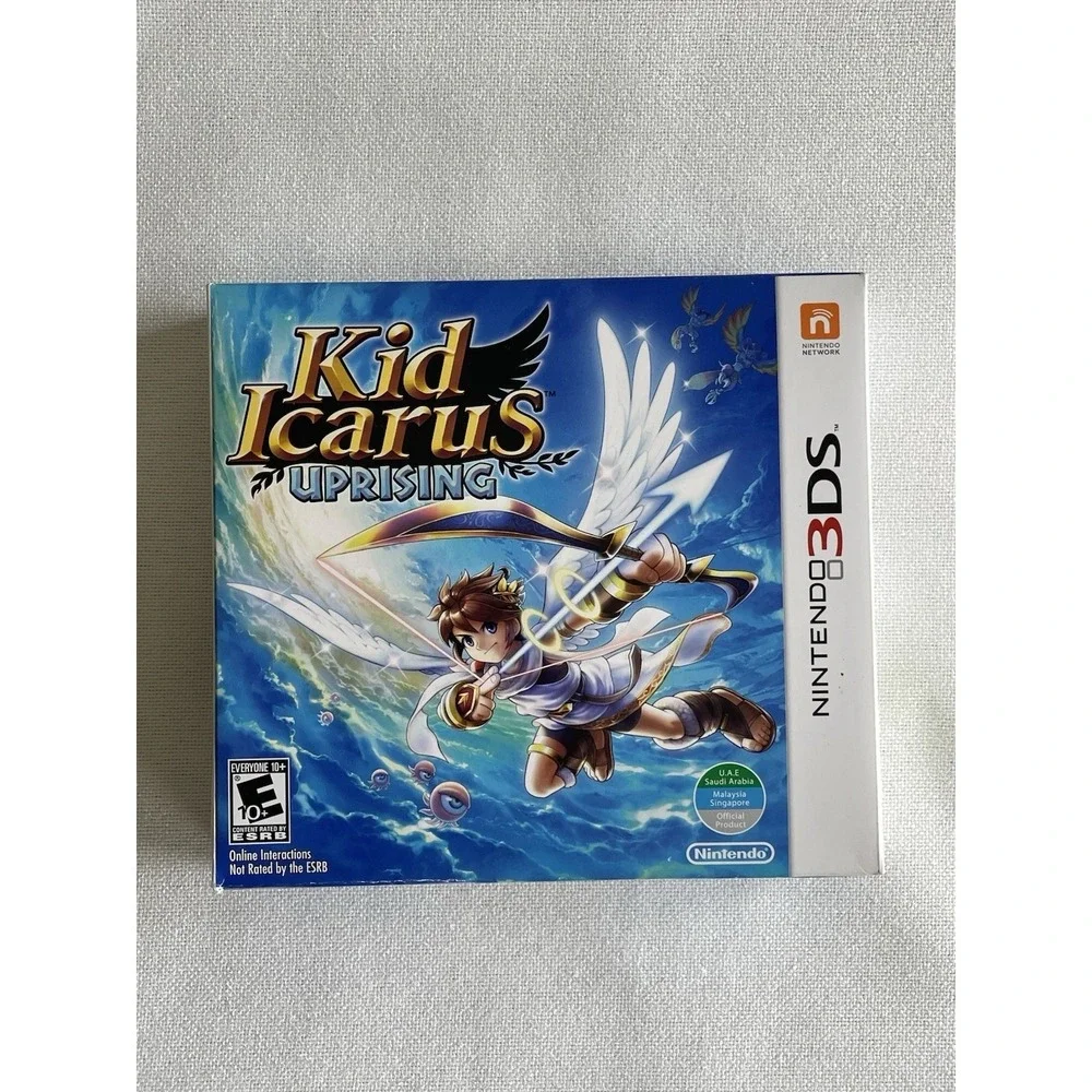 Kid Icarus: Uprising Nintendo 3DS Big Box Game Cartridge Manual No Stand 2012